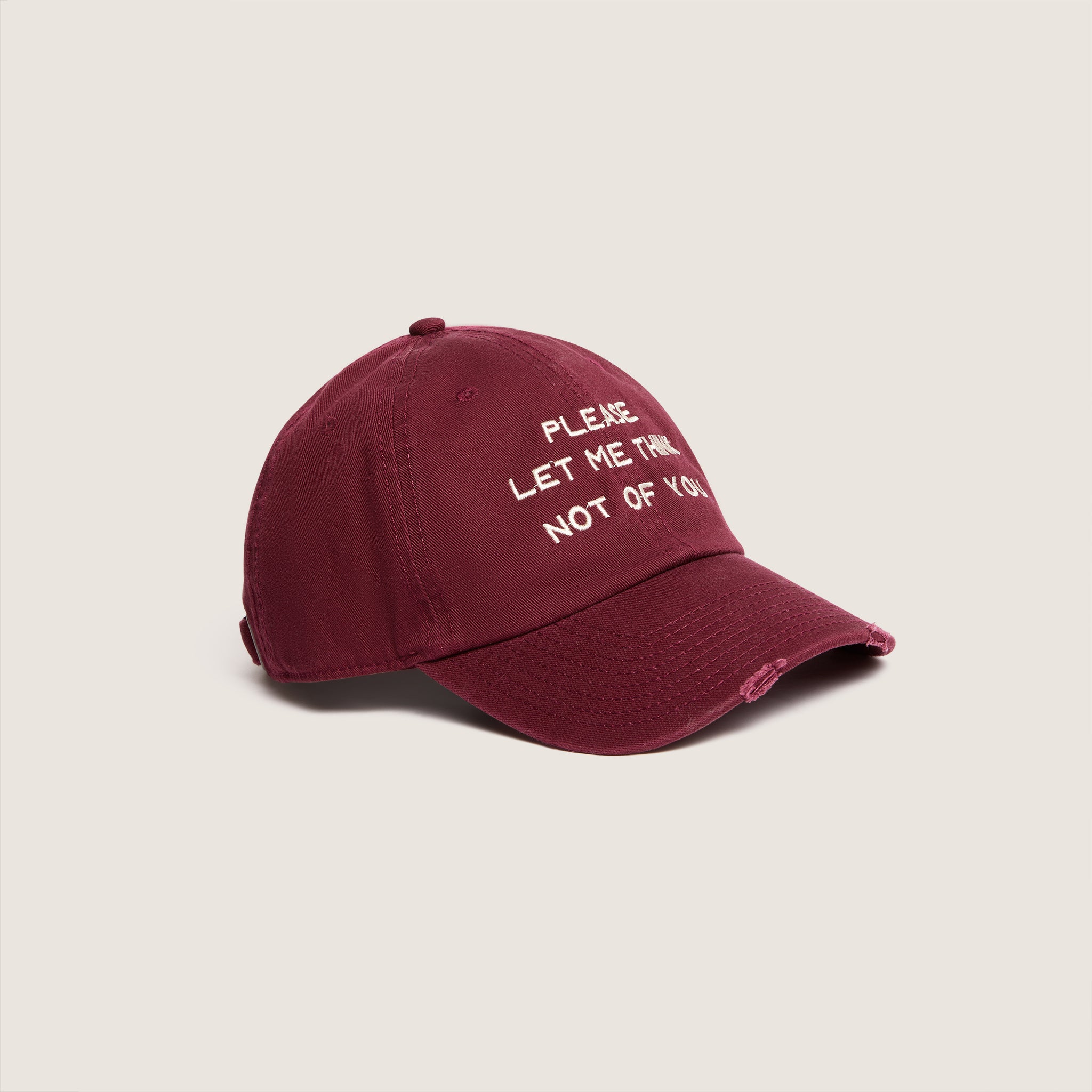 Cappello da Baseball, "Please let me think"