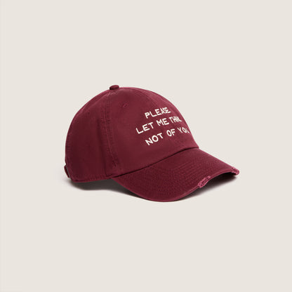 Cappello da Baseball, "Please let me think"